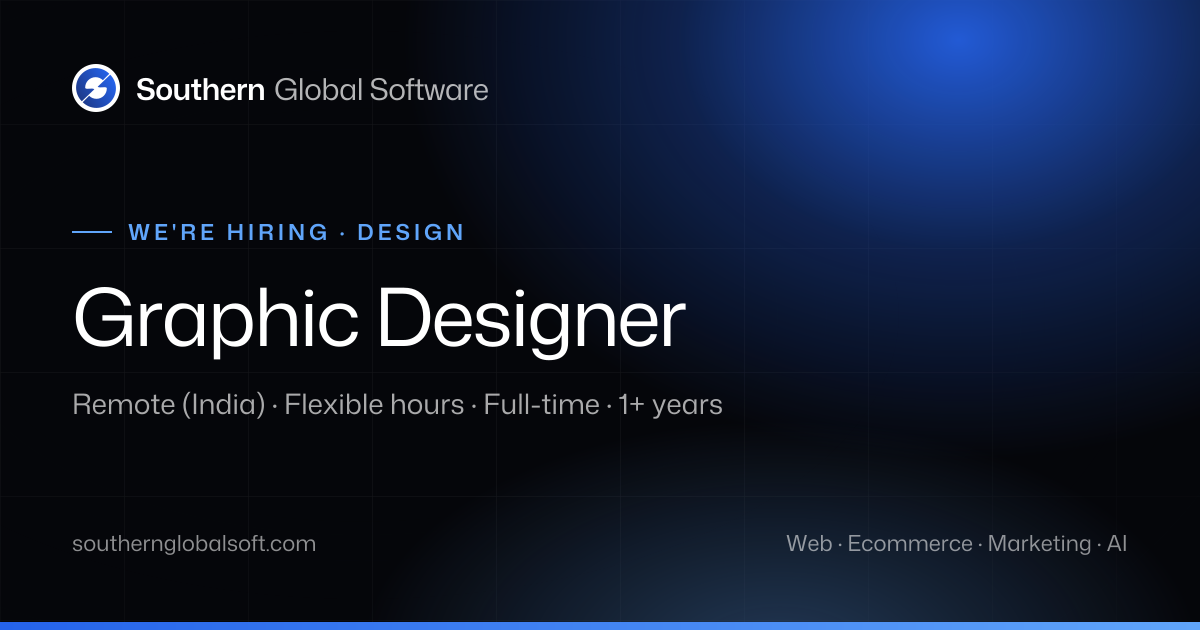 Graphic Designer · Careers | Southern Global Software